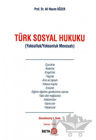 (Yoksulluk/Yoksunluk Mevzuatı)