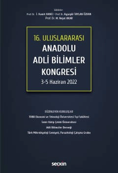 16. UluslararasıAnadolu Adli Bilimler Kongresi 3 – 5 Haziran 2022