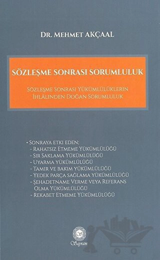 Sözleşme Sonrası Sorumluluk