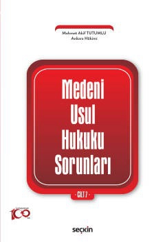 Medenî Usul Hukuku Sorunları Cilt: 7