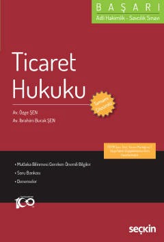 Adli Hakimlik – Savcılık SınavıBAŞARI – Ticaret Hukuku