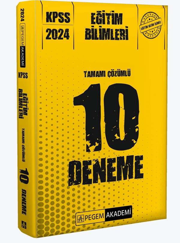 2024 KPSS Eğitim Bilimleri Tamamı Çözümlü 10 Deneme