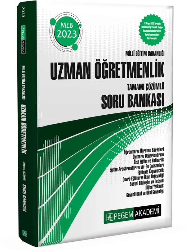 2023 Milli Eğitim Bakanlığı Uzman Öğretmenlik Soru Bankası