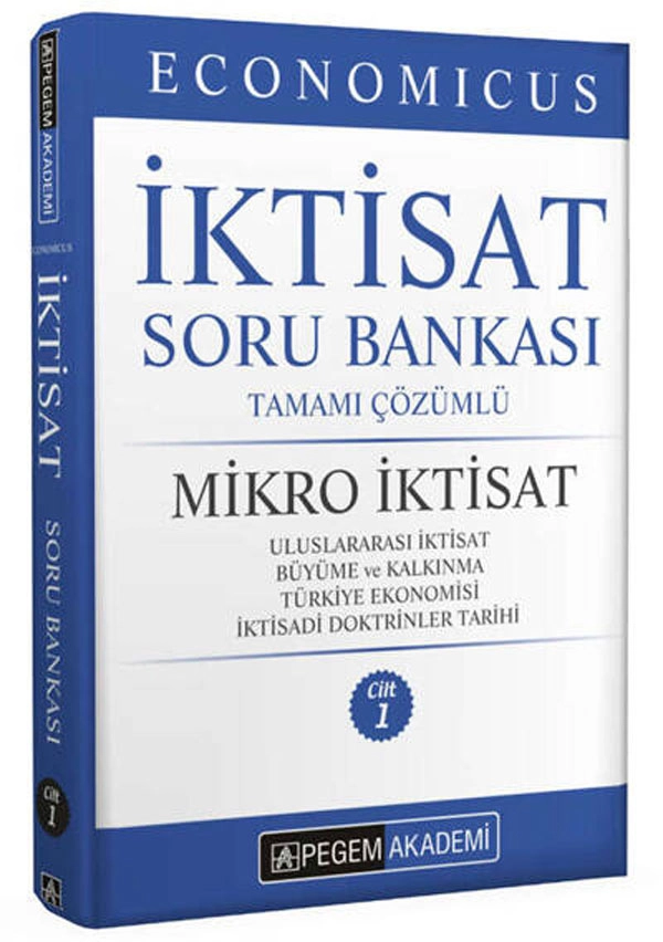 KPSS A Grubu Economicus Mikro İktisat Tamamı Çözümlü Soru Bankası (cilt 1)