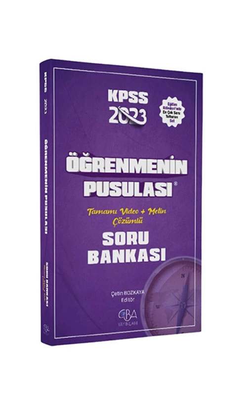 2023 KPSS Eğitim Bilimleri Öğrenme Psikolojisinin Pusulası Soru Bankası Video Çözümlü