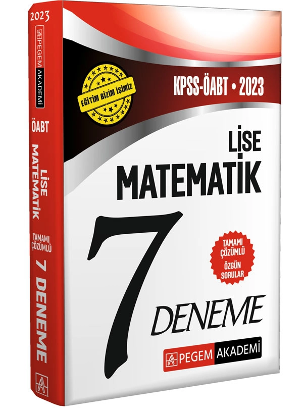 2023 KPSS ÖABT Lise Matematik Öğretmenliği 7 Deneme