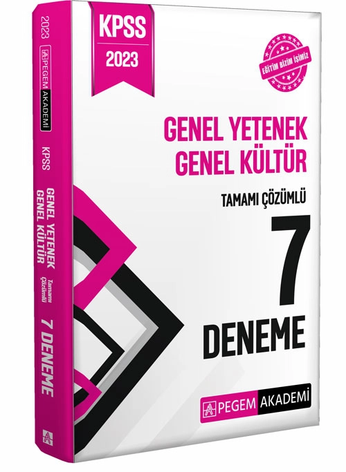 2023 KPSS Genel Yetenek Genel Kültür Tamamı Çözümlü 7 Deneme