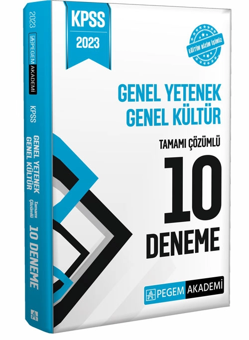 2023 KPSS Genel Yetenek Genel Kültür Tamamı Çözümlü 10 Deneme