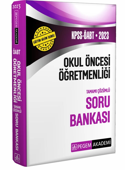 2023 KPSS ÖABT Okul Öncesi Öğretmenliği Soru Bankası