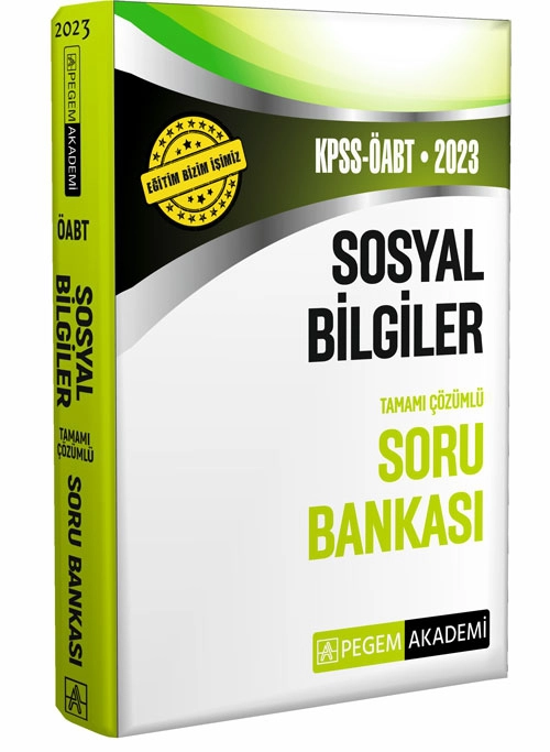 2023 KPSS ÖABT Sosyal Bilgiler Soru Bankası