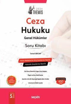 Tamamı ÇözümlüTHEMIS – Ceza Hukuku Genel Hükümler<br />Soru Kitabı Konu Sıralı – Yeni Sınav Sistemine Uygun – Özgün Sorular