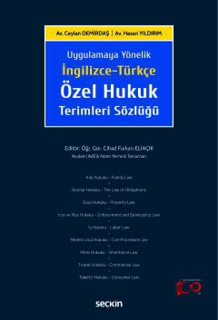 Uygulamaya Yönelikİngilizce–Türkçe<br />Özel Hukuk Terimleri Sözlüğü