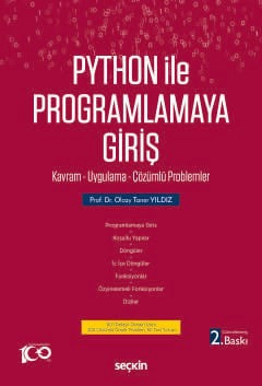 Python İle Programlamaya Giriş Kavram – Uygulama – Çözümlü Problemler