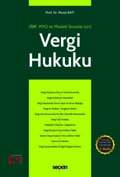 Vergi Hukuku (MYO) (İİBF, MYO ve Mesleki Sınavlar için)